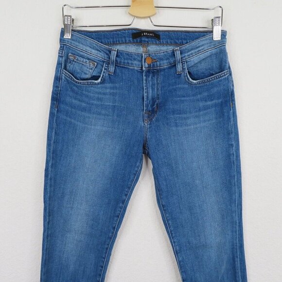 J Brand Womens 27 Ellis Echo Blue Wash Denim Jeans Straight Leg Cotton Blend - Picture 2 of 9